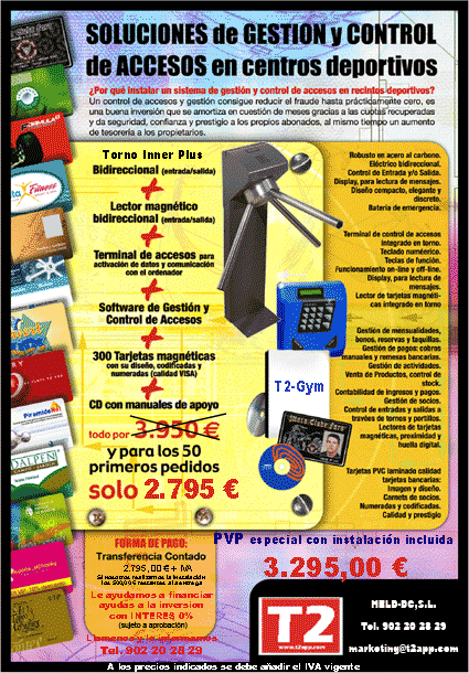 KIT AFOROS DISCOTECAS REVOLUTION+SOFTWARE+300 TARJETAS